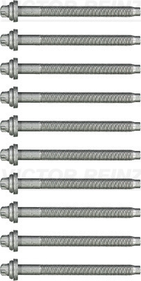 Комплект болтів з головкою системи TORX з чорного металу