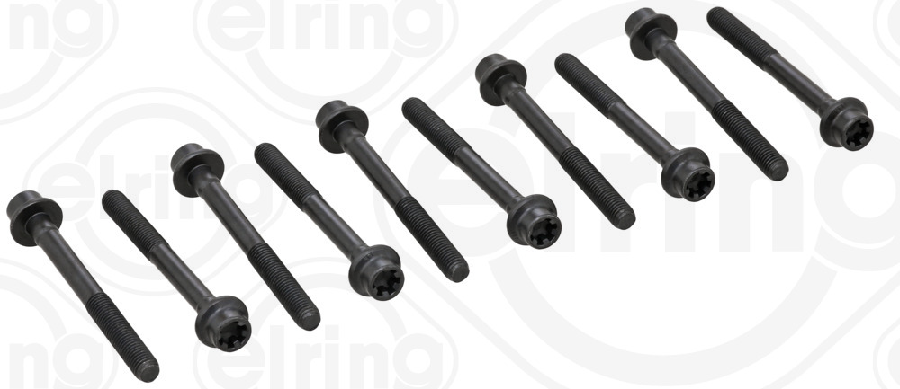 Комплект болтів з головкою системи TORX з чорного металу