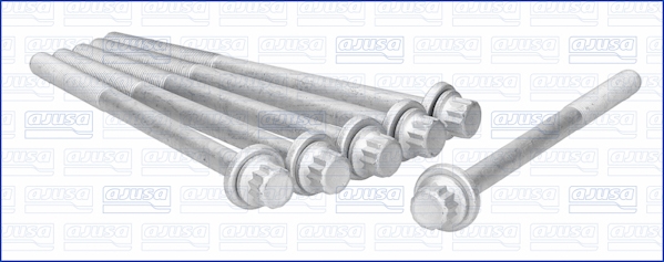 Комплект болтів з головкою системи TORX з чорного металу