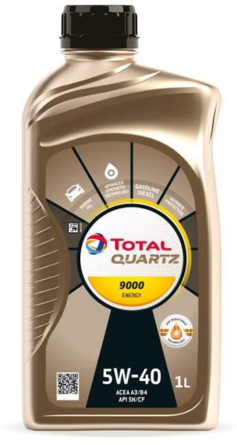 Олива моторна QUARTZ 9000 ENERGY 5W-40 1л