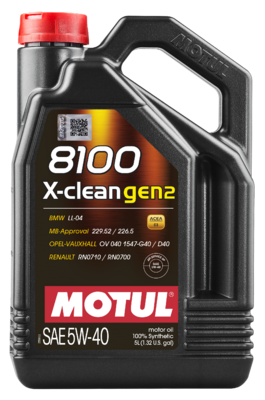 Олива моторна 8100 X-clean gen2 5W-40 5л
