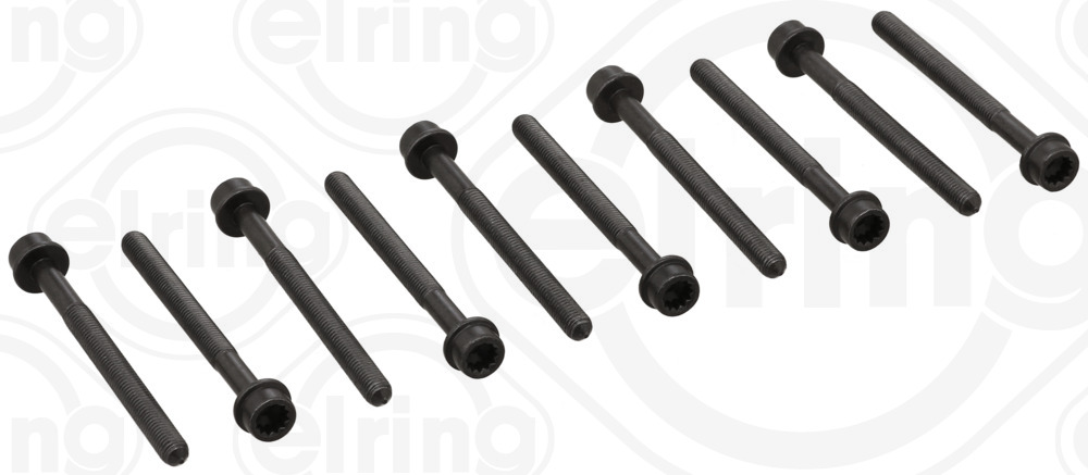 Комплект болтів з головкою системи TORX з чорного металу