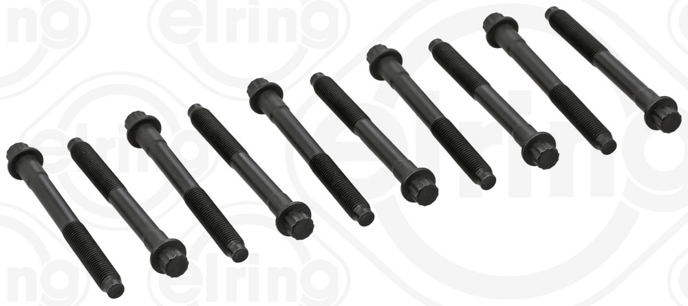 Комплект болтів з головкою системи TORX з чорного металу