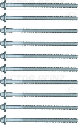 Комплект болтів з головкою системи TORX з чорного металу