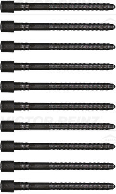 Комплект болтів з головкою системи TORX з чорного металу