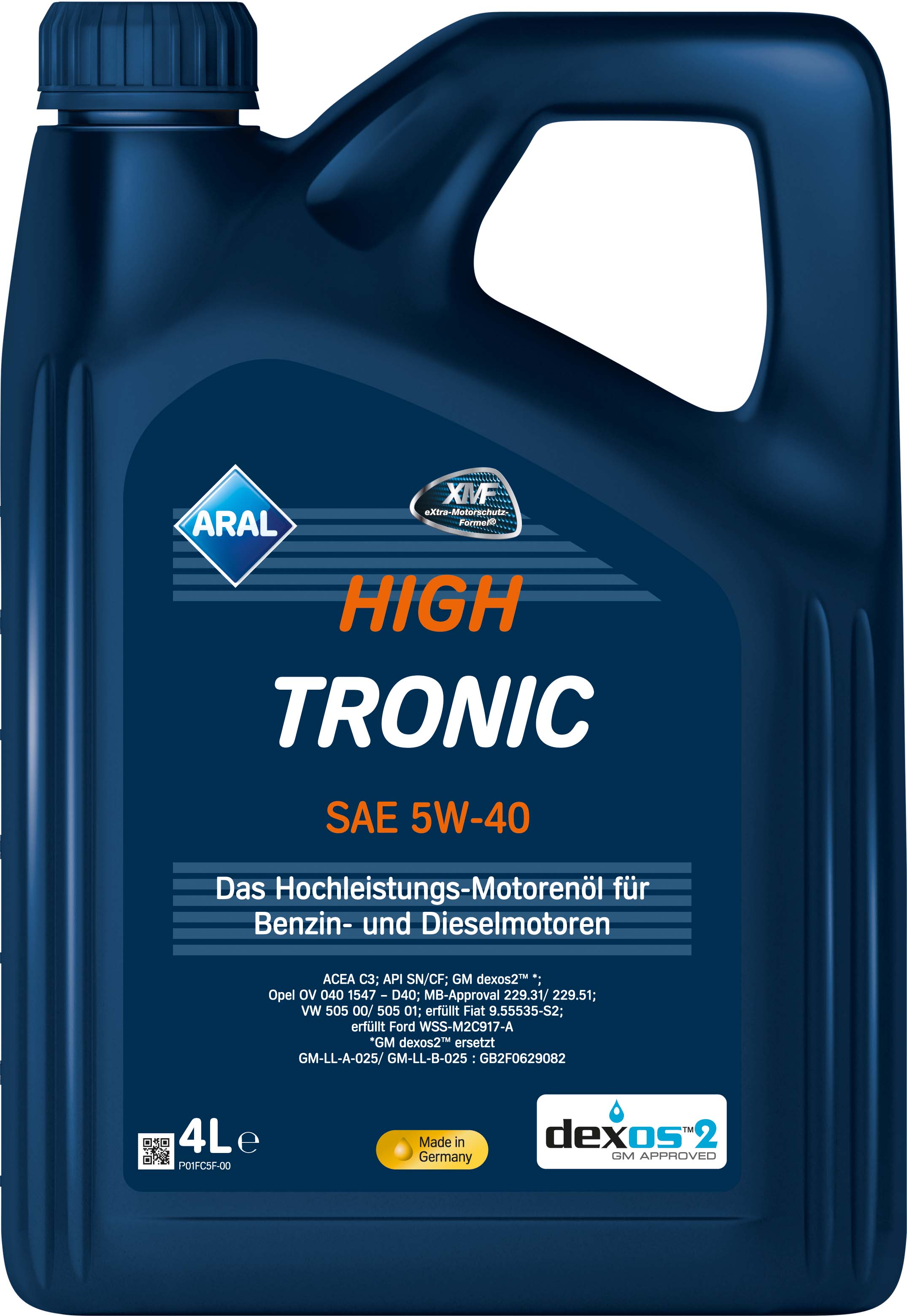 Олива моторна HighTronic 5W-40 4л