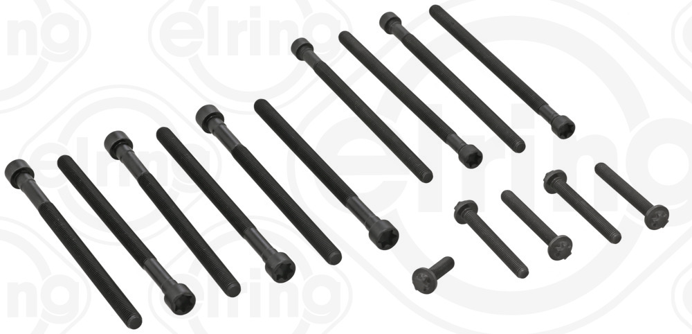 Комплект болтів з головкою системи TORX з чорного металу