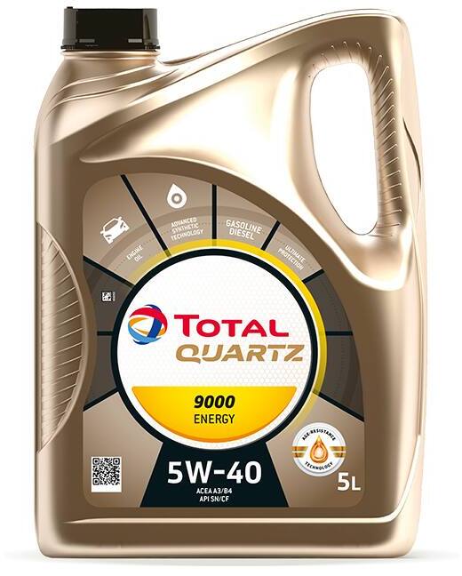 Олива моторна QUARTZ 9000 ENERGY 5W-40 5л